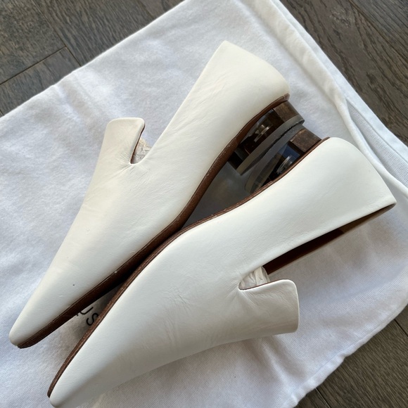 NIB Neous white flat transparent heel size 37 - Picture 5 of 8